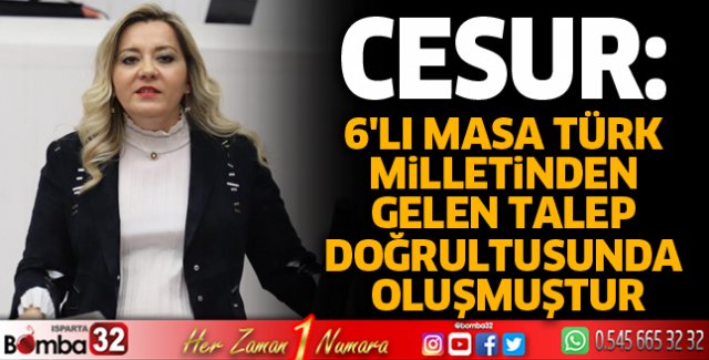 6'lı masa Türk Milletinden gelen talep doğrultusunda oluşmuştur