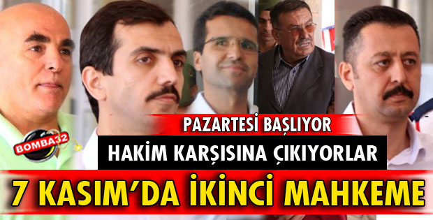 7 KASIM'DA İLK DURUŞMA BAŞLIYOR