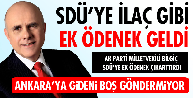 7 MİLYON TL'LİK ÖDENEK 