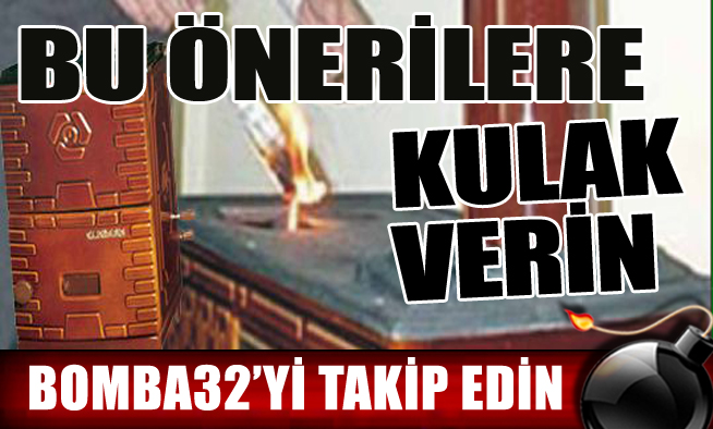 SOBA ZEHİRLENMESİNE ALTIN ÖNERİLER