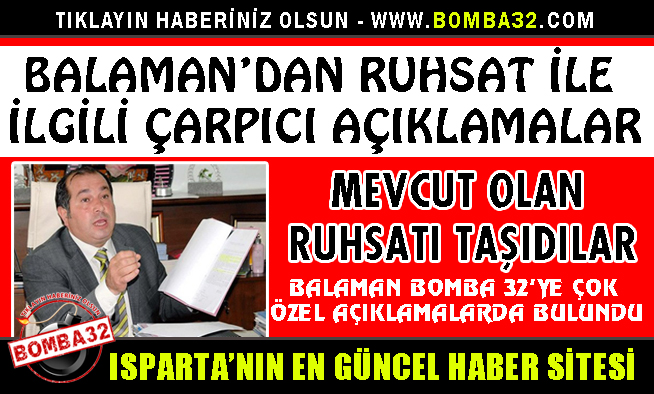 İPTAL EDİLEN RUHSATI GÖSTERİYORLAR