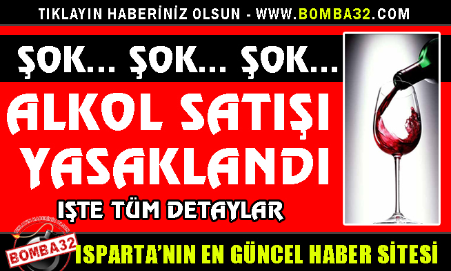 ALKOL SATIŞI YASAKLANDI!