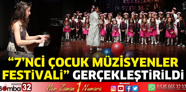 7’nci Çocuk Müzisyenler Festivali gerçekleştirildi