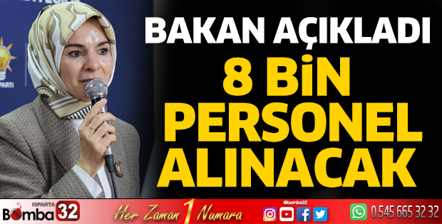 8 Bin personel alınacak 