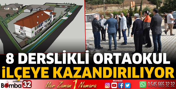 8 derslikli ortaokul ilçeye kazandırılıyor