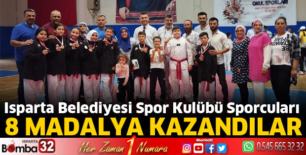 8 madalya kazandılar