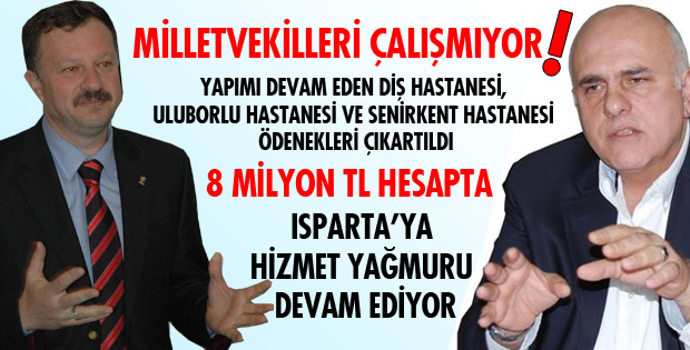 8 MİLYON TLLİK ÖDEMELER YAPILDI