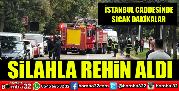 8 YAŞINDAKİ KIZ ÇOCUĞUNU SİLAHLA REHİN ALDI