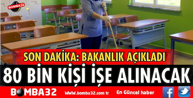 80 BİN KİŞE İŞE ALINACAK