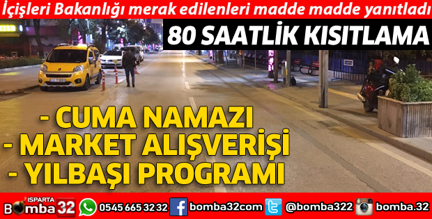 80 SAATLİK KISITLAMA
