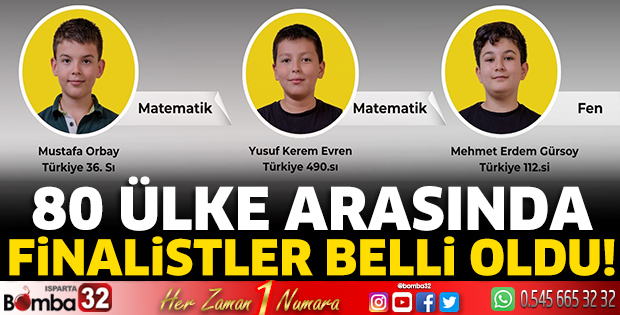 80 ülke arasında finalistler belli oldu!