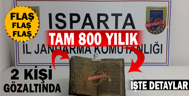 800 YILLIK İNCİL ELE GEÇİRİLDİ 