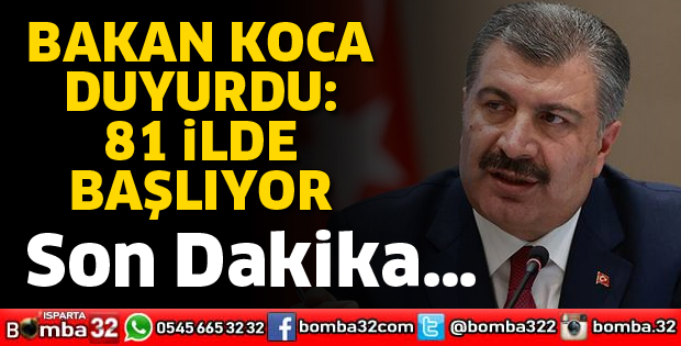 81 İLDE BAŞLIYOR