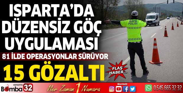 81 ilde 'düzensiz göç' uygulaması; 15 organizatöre gözaltı