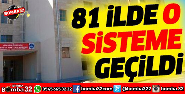 81 İLDE NÖBETÇİ YURT SİSTEMİNE GEÇİLDİ