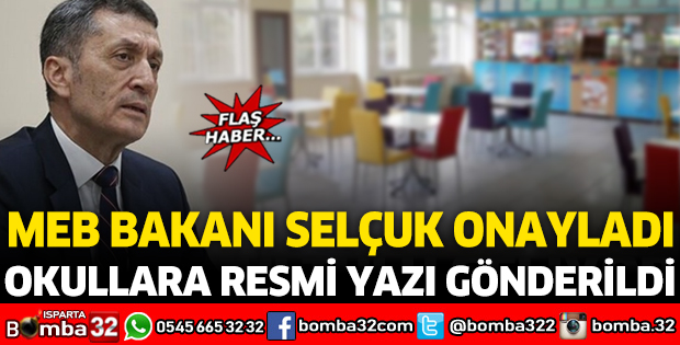 81 İLDE OKULLARA RESMİ YAZI GÖNDERİLDİ
