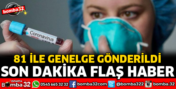 81 İLE CORONAVİRÜS GENELGESİ