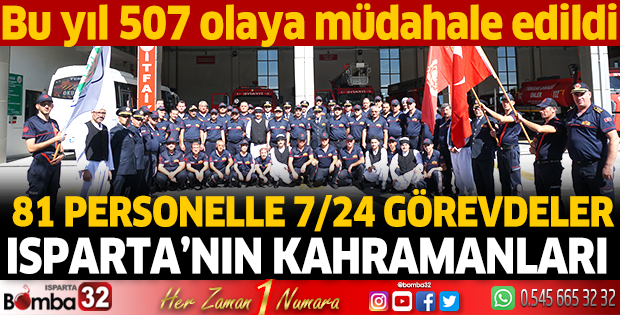 81 personelle 7/24 görevdeler