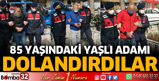 85 yaşındaki yaşlı adamı dolandırdılar