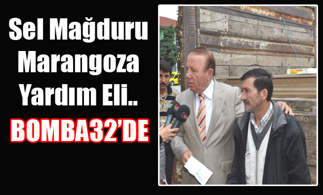 Sel Mağduru Marangoza Yardım Eli..