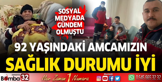92 yaşındaki amcamızın sağlık durumu iyi