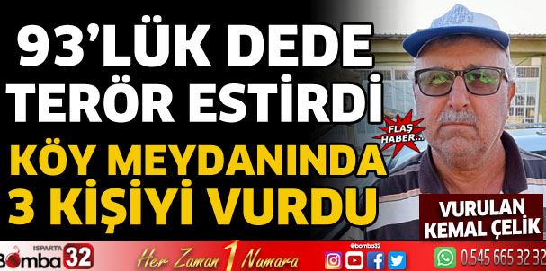 93'lük dede terör estirdi 