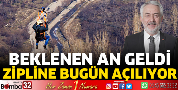 950 metre uzunluğundaki zipline açılıyor