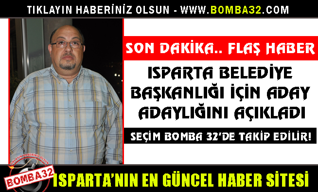 BAŞKANLIĞA ADAY ADAYLIĞINI AÇIKLADI!