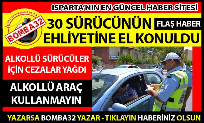 ALKOLLÜ YAKALANDILAR