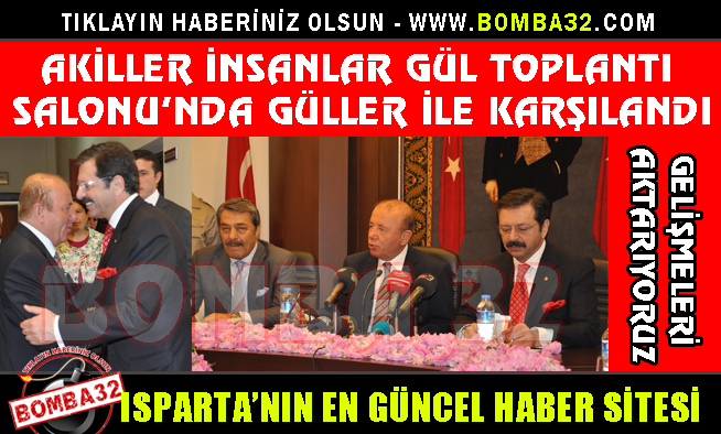 AKİL İNSANLAR GÜL TOPLANTI SALONUNDA GÜLLERLE AĞIRLANDI