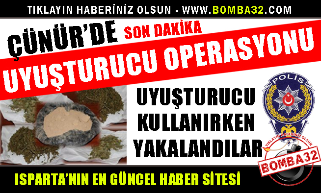 ARAÇTA UYUŞTURUCU KULLANIRKEN YAKALANDILAR