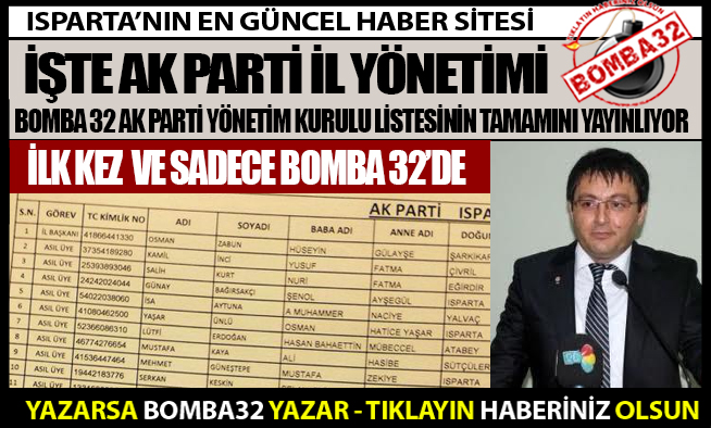 LİSTEDE KİMLER VAR?