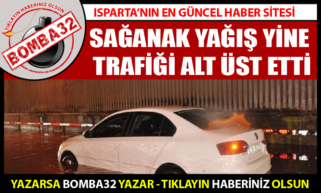 Sağanak Yağmur Hayatı Felç Etti!