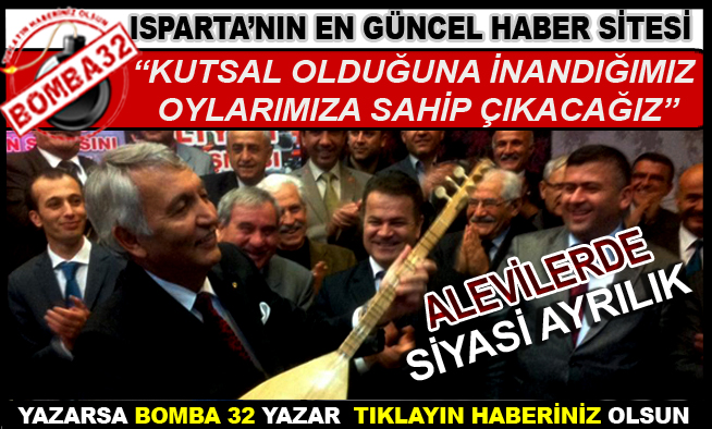 ALEVİLERDEN MHPYE TEPKİ