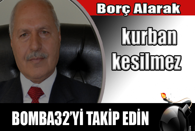 Borç Alarak kurban kesilmez