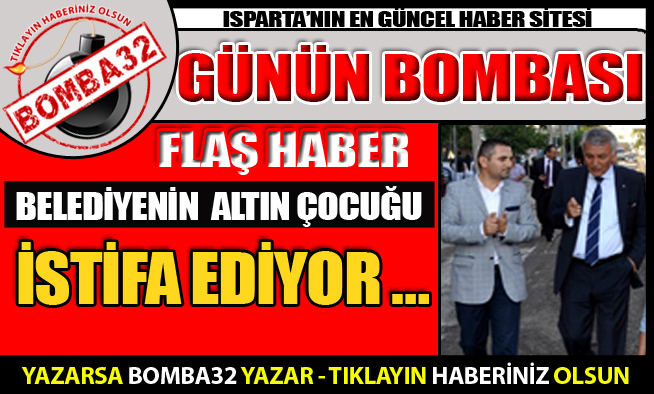 BELEDİYEDE ŞOK İSTİFA!!!