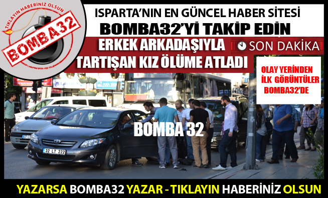 Parkta tartıştı ölüme atladı