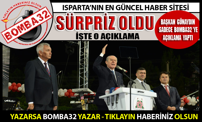 GÜNAYDIN: SÜRPRİZ OLDU
