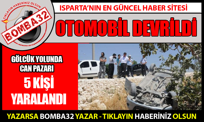 OTOMOBİL DEVRİLDİ