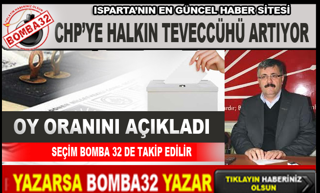 İL BAŞKANI OY ORANINI AÇIKLADI