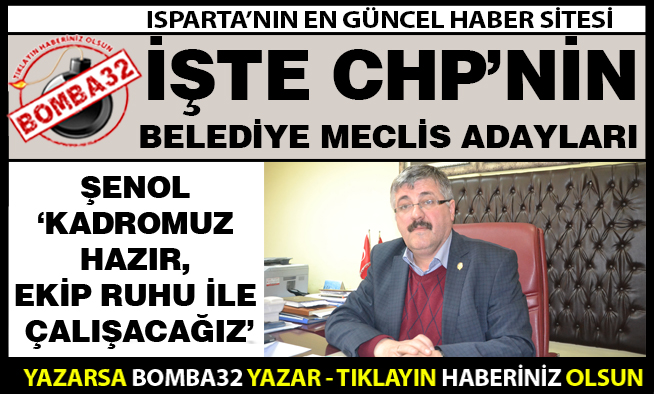 MECLİS ADAYLARINI AÇIKLADI