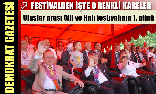 FESTİVALDEN İŞTE O RENKLİ KARELER