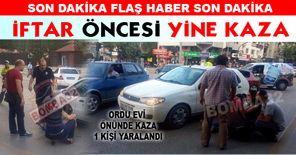 ​Isparta'da Trafik Kazası: 1 Yaralı