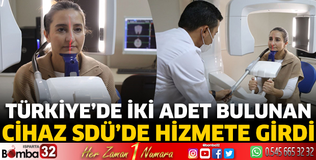 “Dental Tomografi Cihazı” hizmete girdi