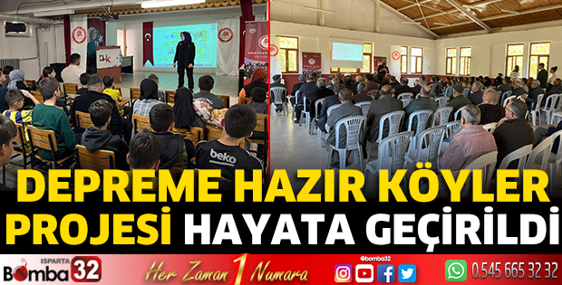 “Depreme Hazır Köyler Projesi” hayata geçirildi