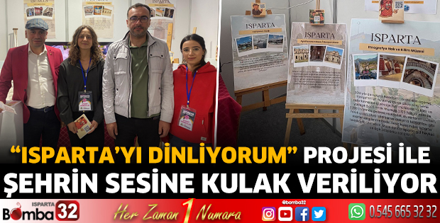 “Isparta’yı Dinliyorum” Projesi ile Şehrin Sesine Kulak Veriliyor