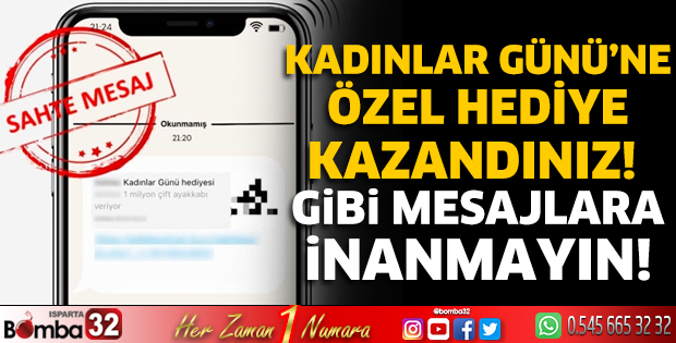 ‘Kadınlar Günü Dolandırıcılarına’ Dikkat!