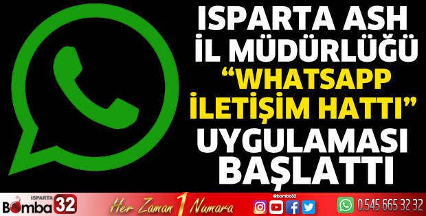 “WhatsApp İletişim Hattı” uygulaması başlatıldı