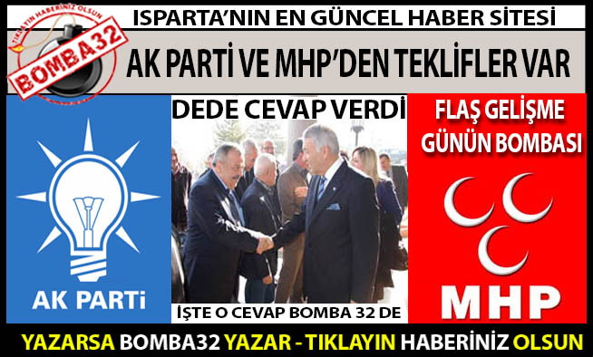 DEDE CEVAP VERDİ !