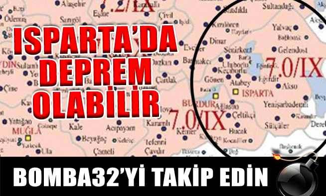 Deprem olabilir